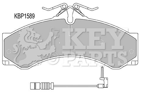 KEY PARTS Jarrupala, levyjarru KBP1589